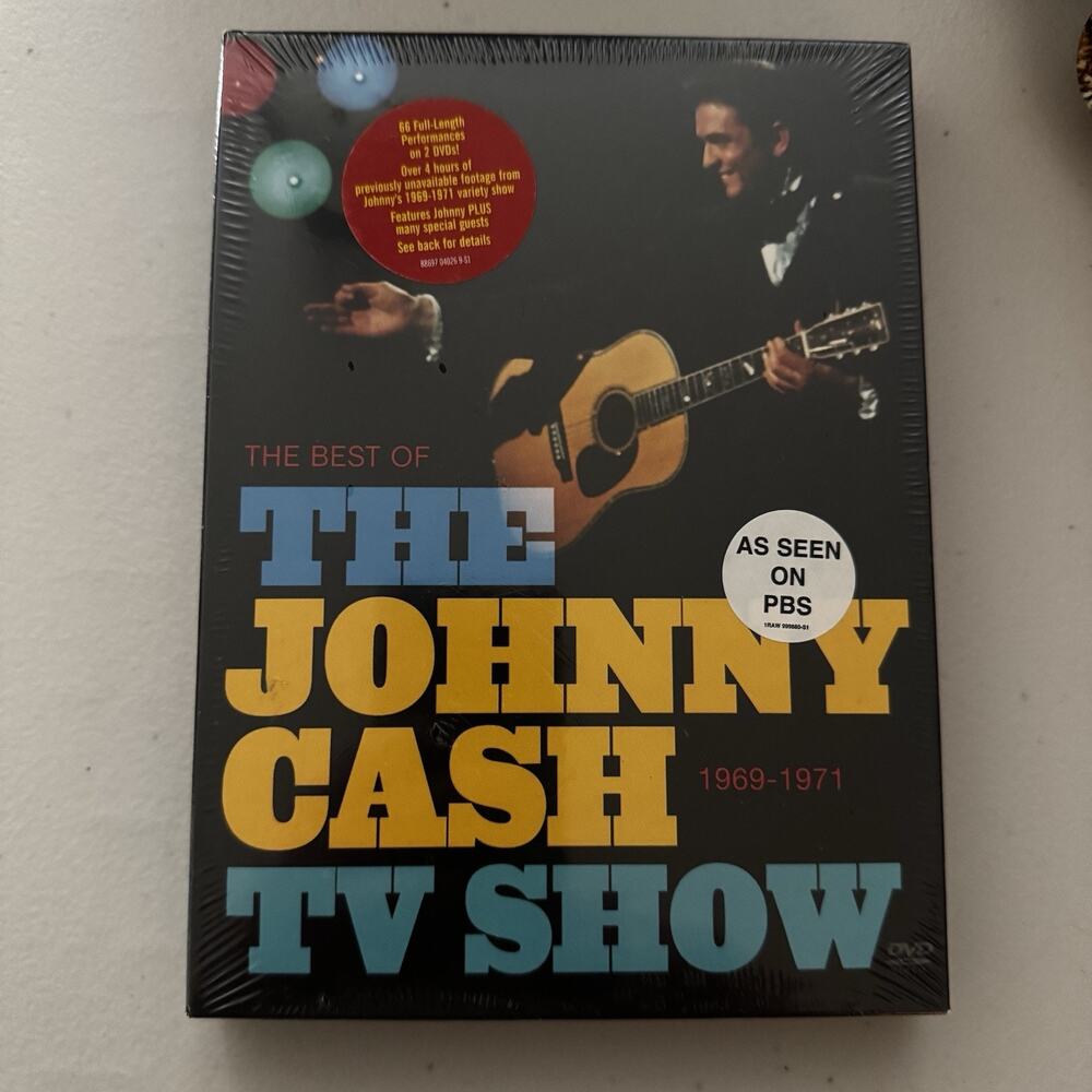 New Sealed The Best of the Johnny Cash TV Show 2 DVDs 66 Shows 1969-1971‎ PBS